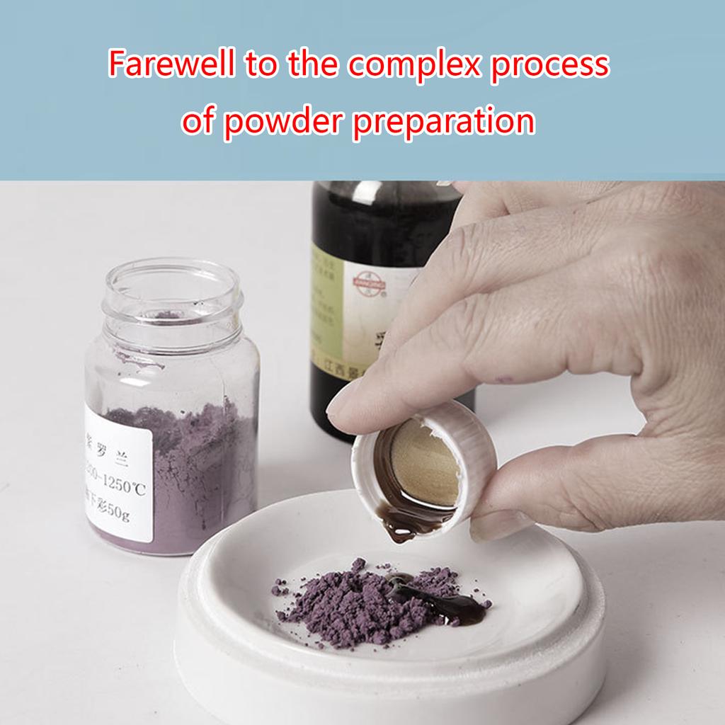 Ceramic Art Underglaze 6 Color Ceramic Pigment Practical Ceramic Art Painting Pigment Art Supplies for Beginners Artists