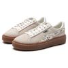 (WMNS) PUMA Suede Platform Draw 'Бежевый Белый' Женские 395904-01