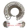 Metal Ring Sizer Measuring Tool Steel Finger Rings Size Measurement Ring Gauge Measure for Wedding Jewelry Sizing Tool
