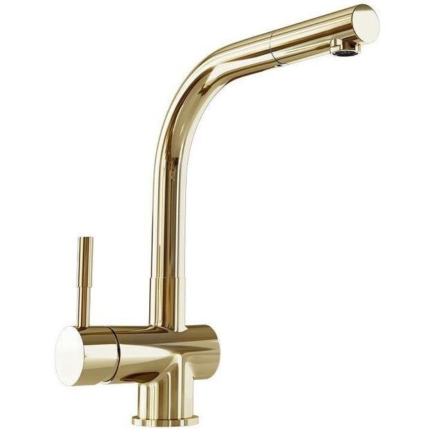 Смеситель Globalo Lobio Light Gold