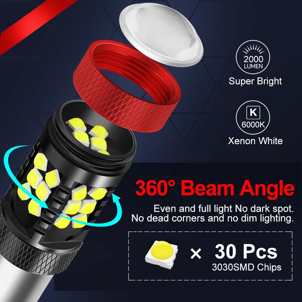 CANBUS Т20 Светодиодные лампы для поворотных фар и стоп-фар, 7443 7440 W21/5W LED W21W P21W Py21W BAU15S BA15S BAY15D 1156 P21/5W P21/7W