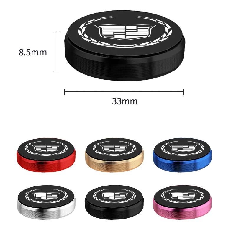 Magnetic Car Phone Holder Round Strong Magnet Cellphone Stand Car Magnet Sticker For Cadillac XT5 XT6 ATS XTS SRX XT4 CT5 CT6 AIV1