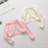 Girls Long Sleeve Cardigan Children's Button Closure Knitted Sweaters Tops