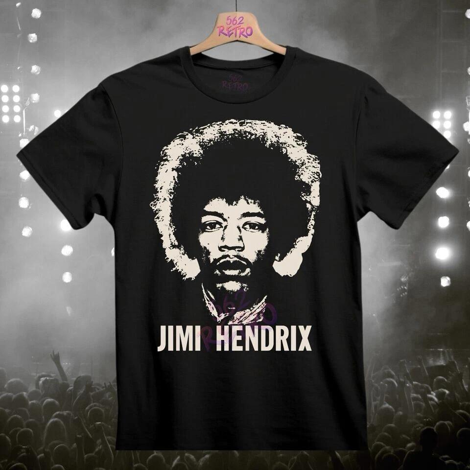 Jimi Hendrix Classic Rock Band Unisex Black TShirt