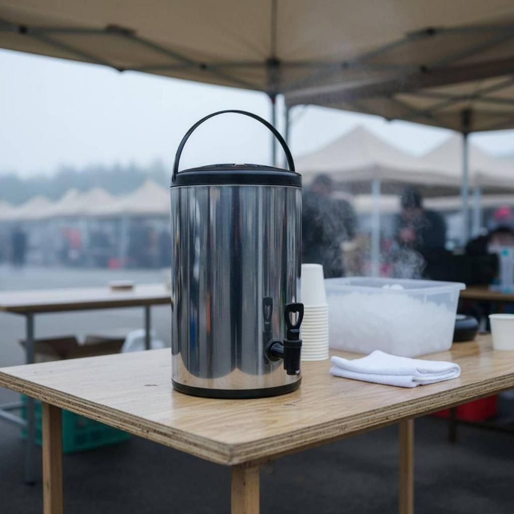 Professional Milk Tea Barrel Large Capacity Hot and Cold Drink Container Insulated Drink Dispenser Long-Lasting Insulation