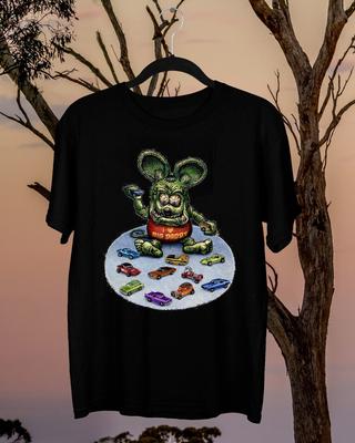 Love Ed Roth Rat Fink Cotton Gift For Fan Black Shirt S345XL Unisex T-Shirt