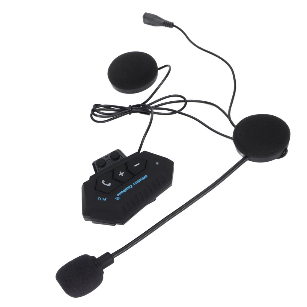 Мотоциклетные Bluetooth-наушники, Bluetooth-гарнитура для шлема, с функцией автоматического ответа, без помощи рук