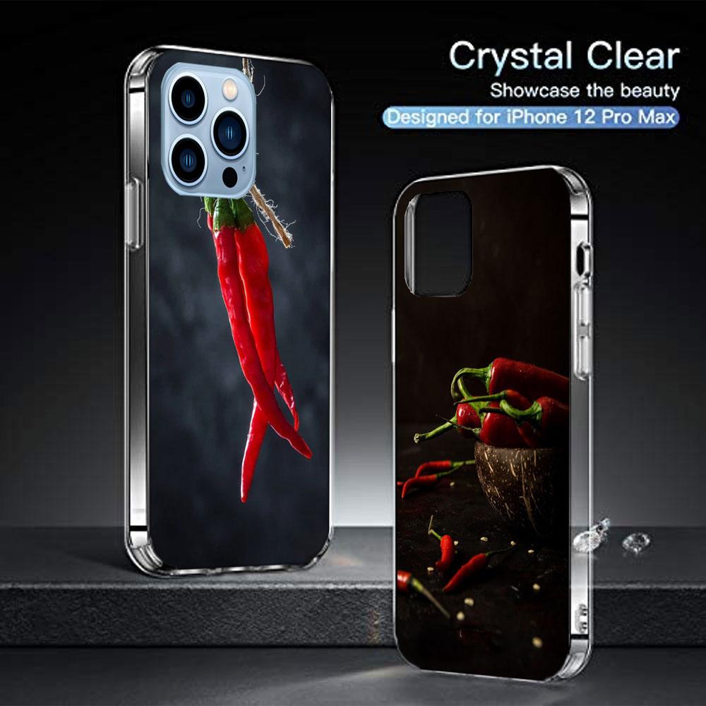 Taste The Flavor of Chili Peppers Cases Phone Case For Iphone 17E 16E 17 Air 16 Pro Max 15 Pro 14 Plus 11 13 12 Mini Cover Cases