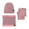 Winter Warm Hat, Scarf & Gloves Set