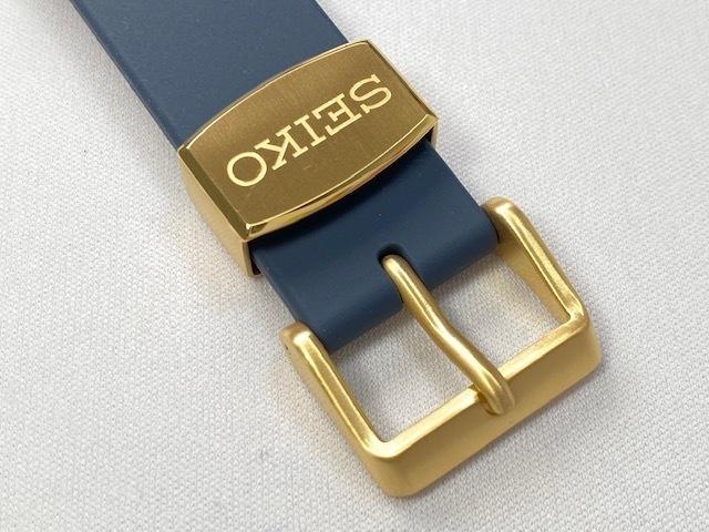 R01X015K9 SEIKO Prospex Силиконовый ремешок 22 мм Темно-синий для via SBBN051/ 7C46-0AR0 (Доставка Nekoposu)