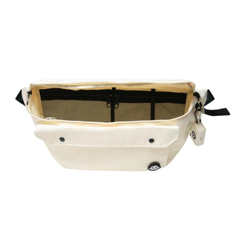 New Balance Сумка на плечо из коллаборационной ткани Noritake, сумка кроссбоди, поясная сумка обычного размера, унисекс, цвет слоновой кости, New Balance LAB13601-RSI