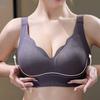 Бюстгальтер большого размера для женщин, бесшовное нижнее белье, бюстгальтеры пуш-ап, удобный беспроводной женский бралетт, большой размер, активный бюстгальтер, нижнее белье Mto6XL