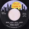 7-дюймовая пластинка ARTHUR PRYSOCK Our Love Will Last 1132 Old Town Record 1963 США Поп Б/у