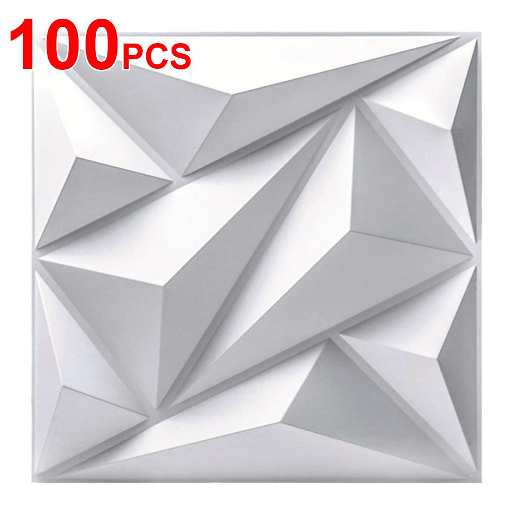 50/100 шт. ПВХ Акцентные Текстурированные Стеновые Панели 30x30 см Настенная Плитка Панель Форма 3D Обои Декоративные Наклейки для Комнаты ТВ Фон