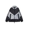 Originals Trefoil Splice Logo Print Casual Hooded Jacket Men Jackets Black White DV1965