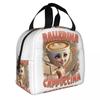 Custom Ballerina Capuchina Italian Brainrot Tung Tung Tung Sahur Lunch Bag Women Thermal Cooler Insulated Lunch Box for Student
