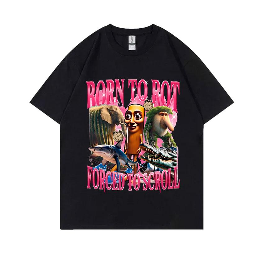 Hot Sale Italian Brainrot Funny Meme T Shirt Tralalero Tralala Tung Tung Tung Sahur Brr Brr Patapim Bombardiro Crocodilo T-shirt