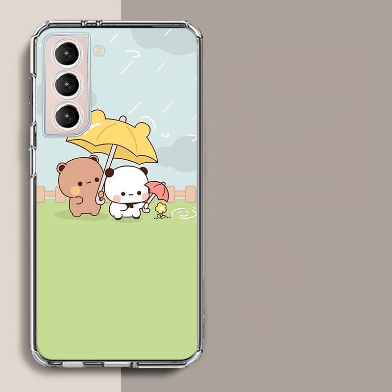Милый чехол для телефона BuBu DuDu для Samsung A16 A26 A36 A56 A17 A15 A25 A35 A55 A14 A24 A34 A54 A04S A05S Galaxy Note 20 10 9 8 A9 A8