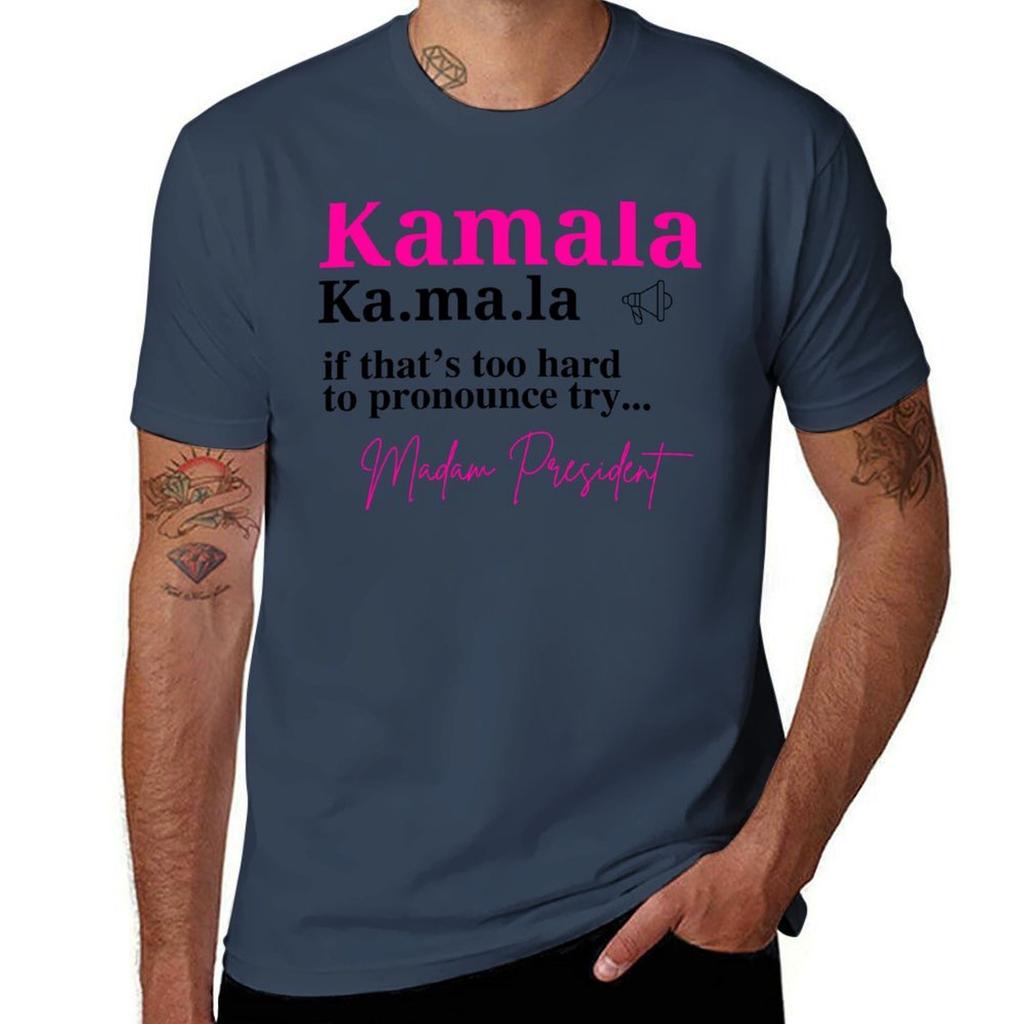 Футболка Kamala Harris 2024 футболка для мужчины мужские футболки с принтом Футболка