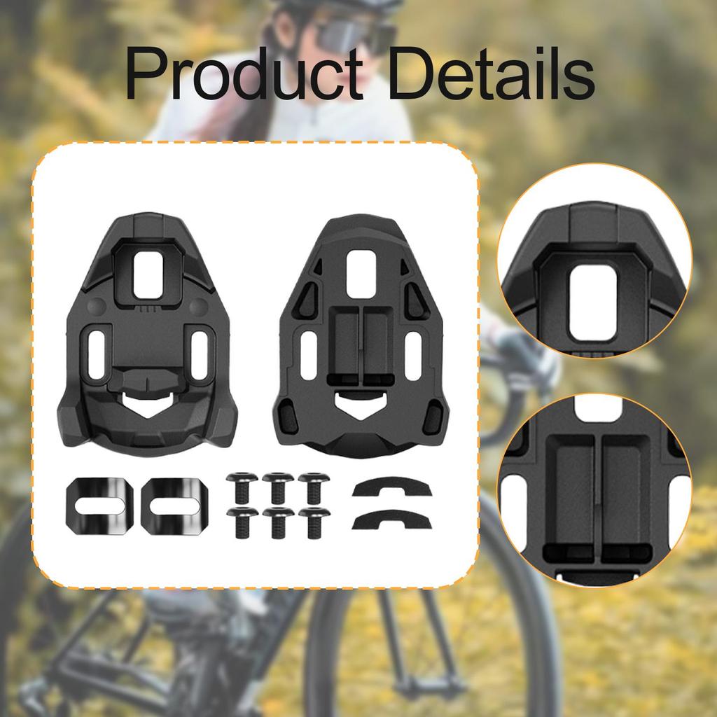 Roads Bike Pedals Cleats Easy to Use Convenient Practical Replace