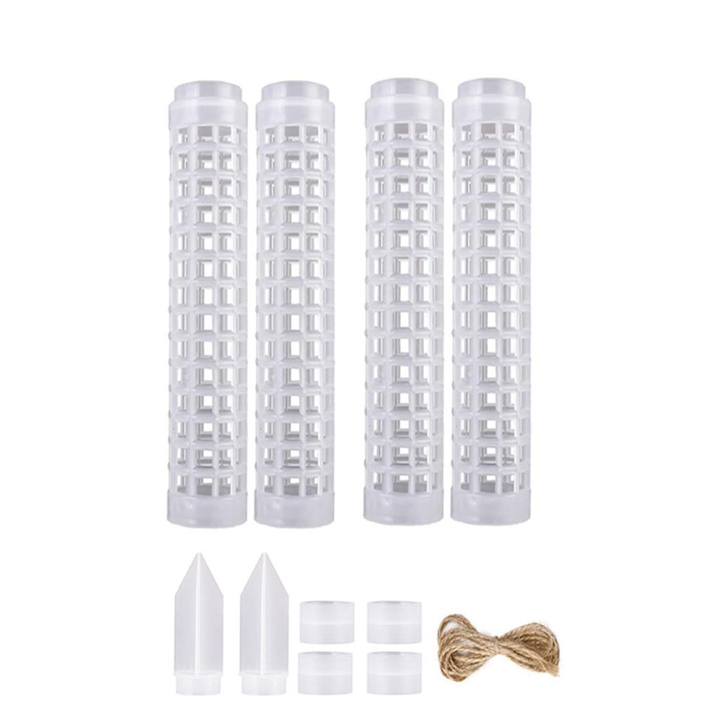 4Pcs Moss Pole 17.7inch Moss Pole Monstera Plant Support Plastic Moss Pole for Plants Monstera Self Watering Stackable