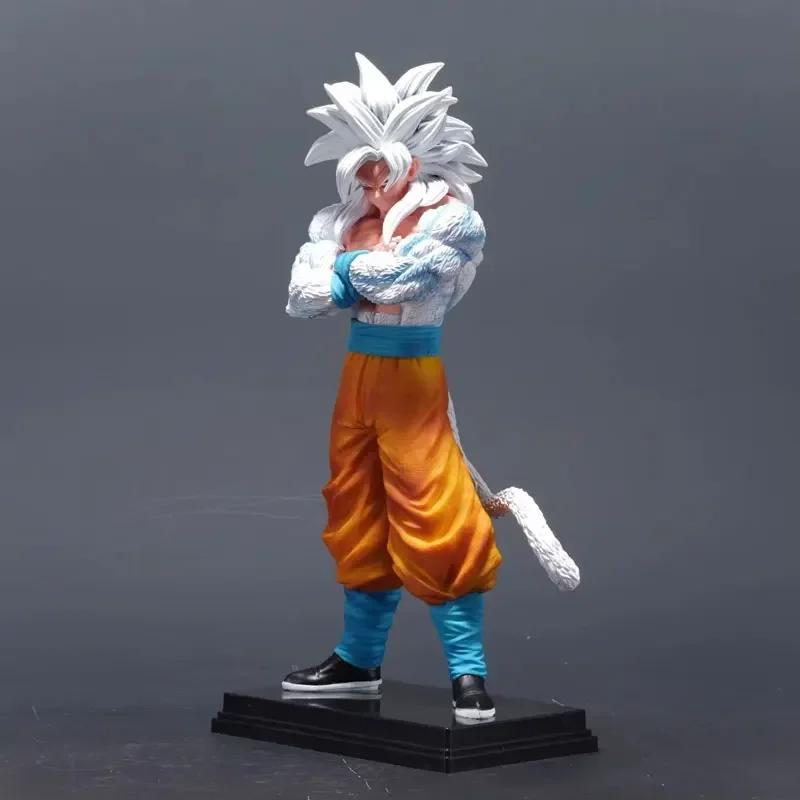 32 см Аниме Фигурка Dragon Ball Z Фигура Супер Сайян 5 Сон Гоку Статуэтка Действия ПВХ Модель Настольное Украшение Коллекция Игрушки Подарки
