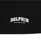 DOLPHIN WAVE APPAREL Dolphin Silicone Arch Logo Single-Pleat Shorts Black
