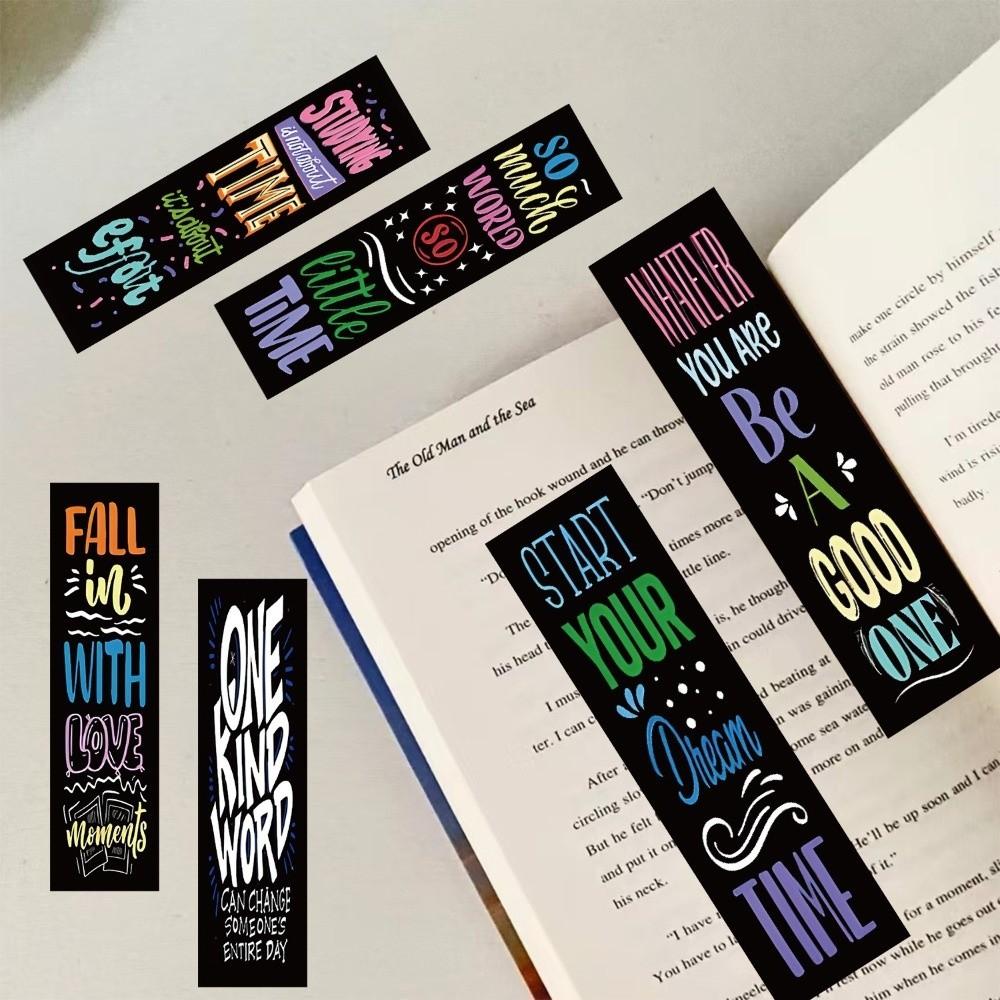 24/30PCS Set Butterfly Motivational Bookmarks Aesthetic Stationery Reading Book Clip Student Gift