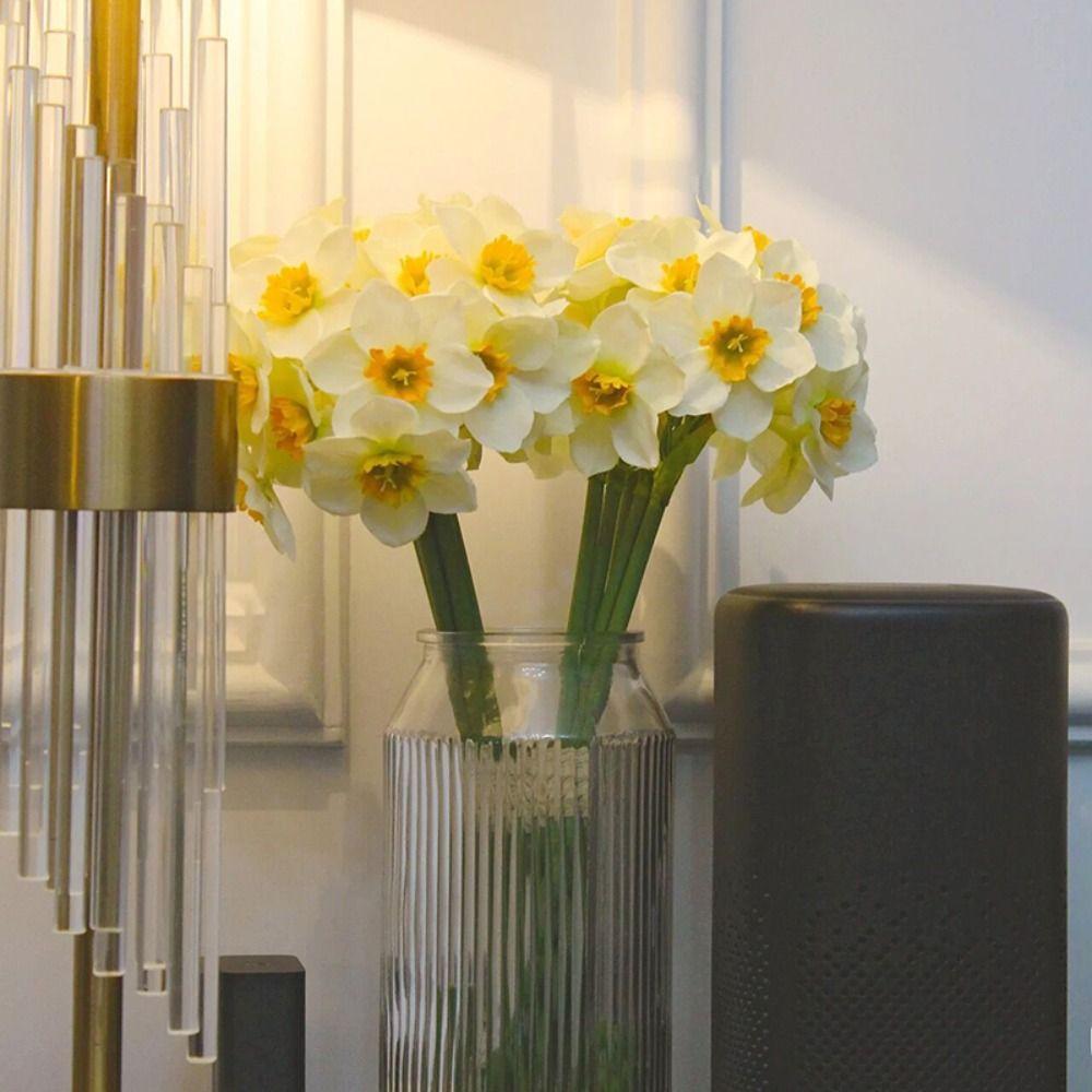 6шт/комплект домашний искусственный цветок нарцисс новый декор искусственный цветок искусственный букет нарциссов