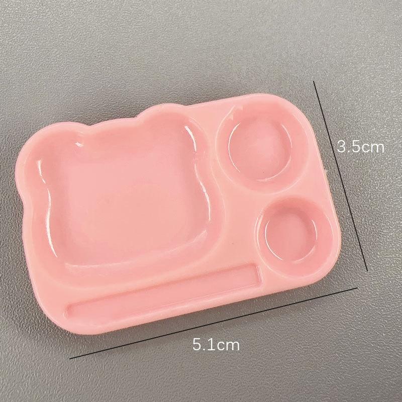 1 шт. Мультяшная палитра для нейл-арта, пластиковая тарелка для смешивания цветов гель-лака, с держателем для кистей, инструмент для рисования своими руками