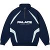 Palace International 1/4 Zip Navy Unisex Tops Blue P27CS215