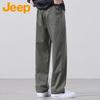 Jeep Men's Retro Loose Fit Straight-Leg Casual Pants