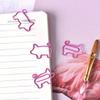 20 шт. Свинка Розовый Закладка Скрепка Школьные Офисные Принадлежности Подарок Канцелярские Товары.