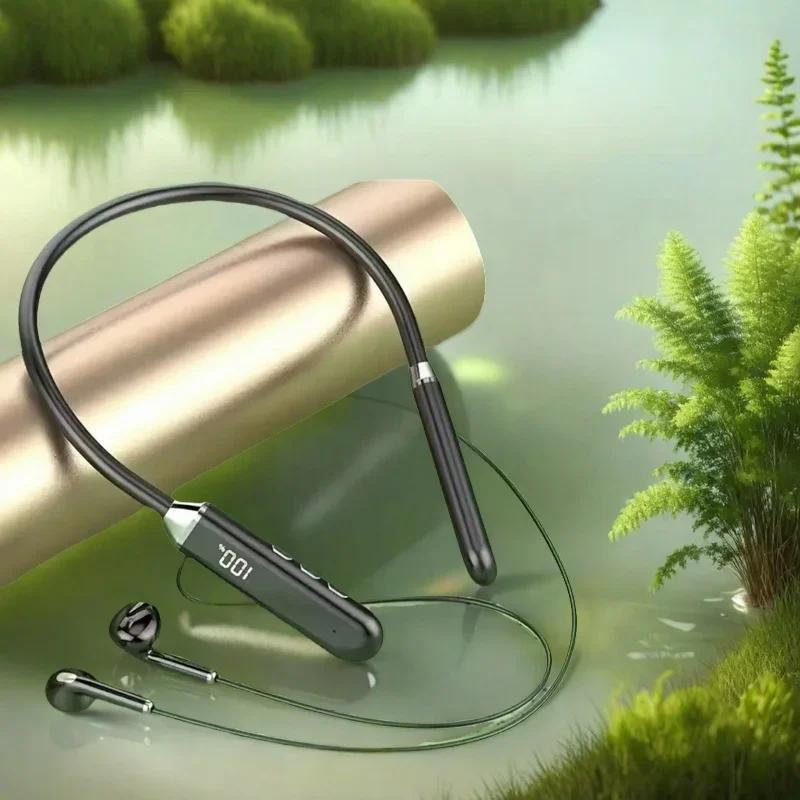 Xiaomi Chic Wireless Bluetooth Headsphone LED Display IPX5 Waterproof HIFI Sound Quality Noise Reduction Sport Neckband earphone