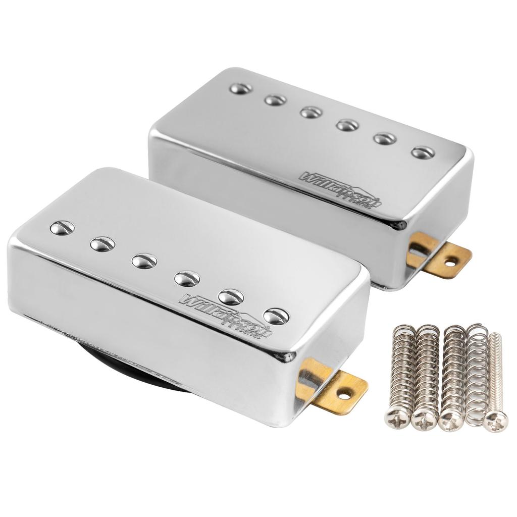 Wilkinson Vintage Alnico 5 PAF Humbucker Pickup PU Set LP для электрогитары Les Paul Electric Chrome, (Набор 2)