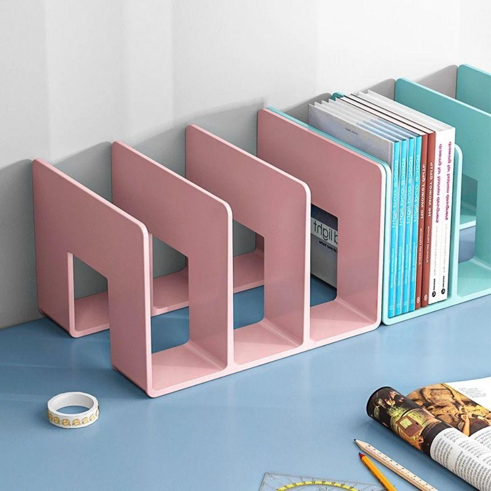 Acrylic Material Desktop Bookstand Morandi Purse/Handbag Organizer Desk File Sorter Student