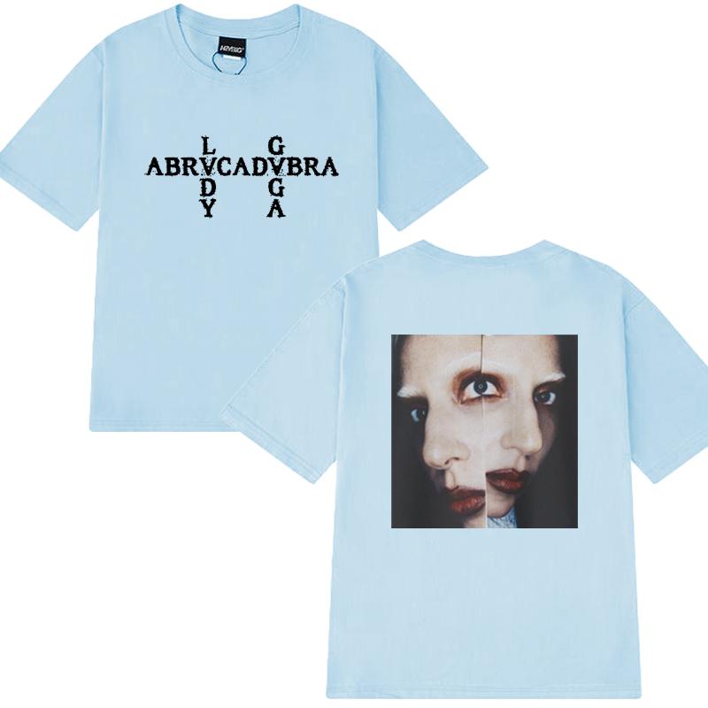 Hot Sale Lady Gaga 2025 New in Album Graphic T shirt Unisex Women vintage Y2k short sleeve Tshirts Unisex 100 Cotton clothing