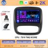 Autoradio pour Renault Trafic 3 2014-2021 pour Opel Vivaro B 2014-2018 Lecteur Multimédia Carplay Stéréo Navigation Android 16