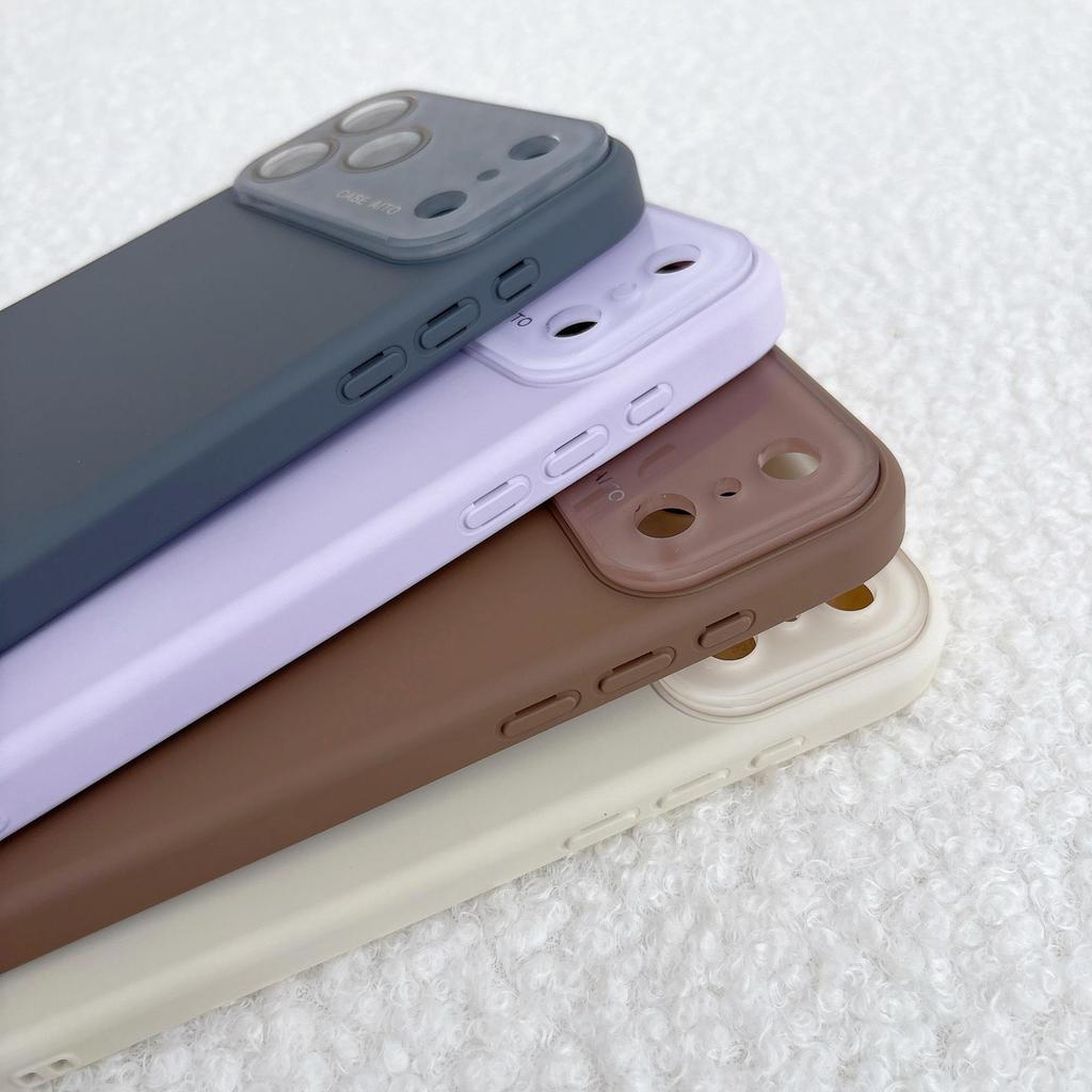 Противоударный чехол из жидкого силикона для iPhone 17 Pro Max – Дизайн с большим окном