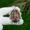 Oval Noreena Jasper Stone 925 Silver New Wife Wedding Artisan Pendant Jewelry