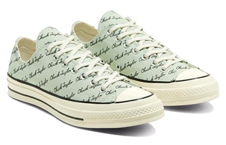 Converse Chuck 70 Low 'Принт с рукописной подписью - Зеленый оксид' 167699C