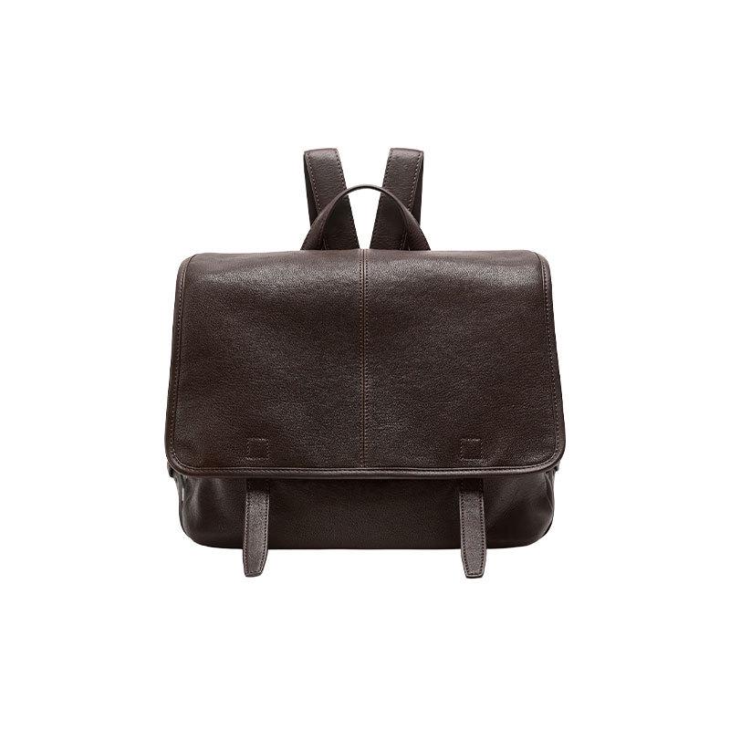 Qiu Zhen Рюкзак-мессенджер из овчины растительного дубления 2025 - Большая вместимость, для работы и повседневного использования