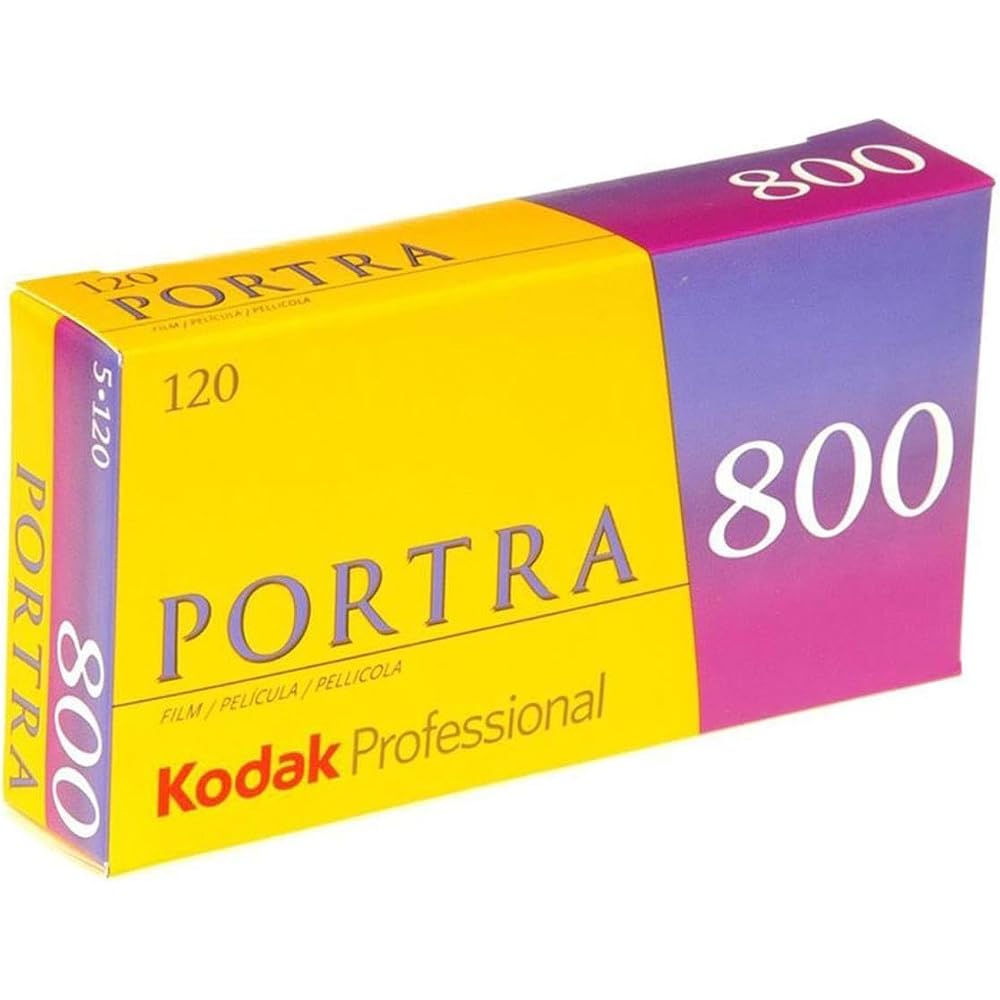 Kodak Portra 800 120 Color Negative Film, Professional Grade, 5-Pack (8127946)