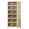 Storage Cabinet Strong Load-Bearing Heavy Duty Storage Organizer with Pulley Design Bedroom Living Room Decor
