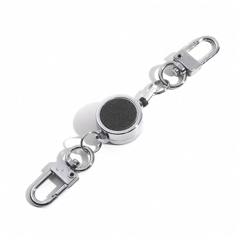 1 шт. Выдвижной брелок для ключей с цепочкой, держатель для карабина, удлиняющий брелок