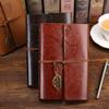 Notepad Kraft Sketchbook Journal Spiral Note Book Vintage Notebook Paper Replaceable PU Leather