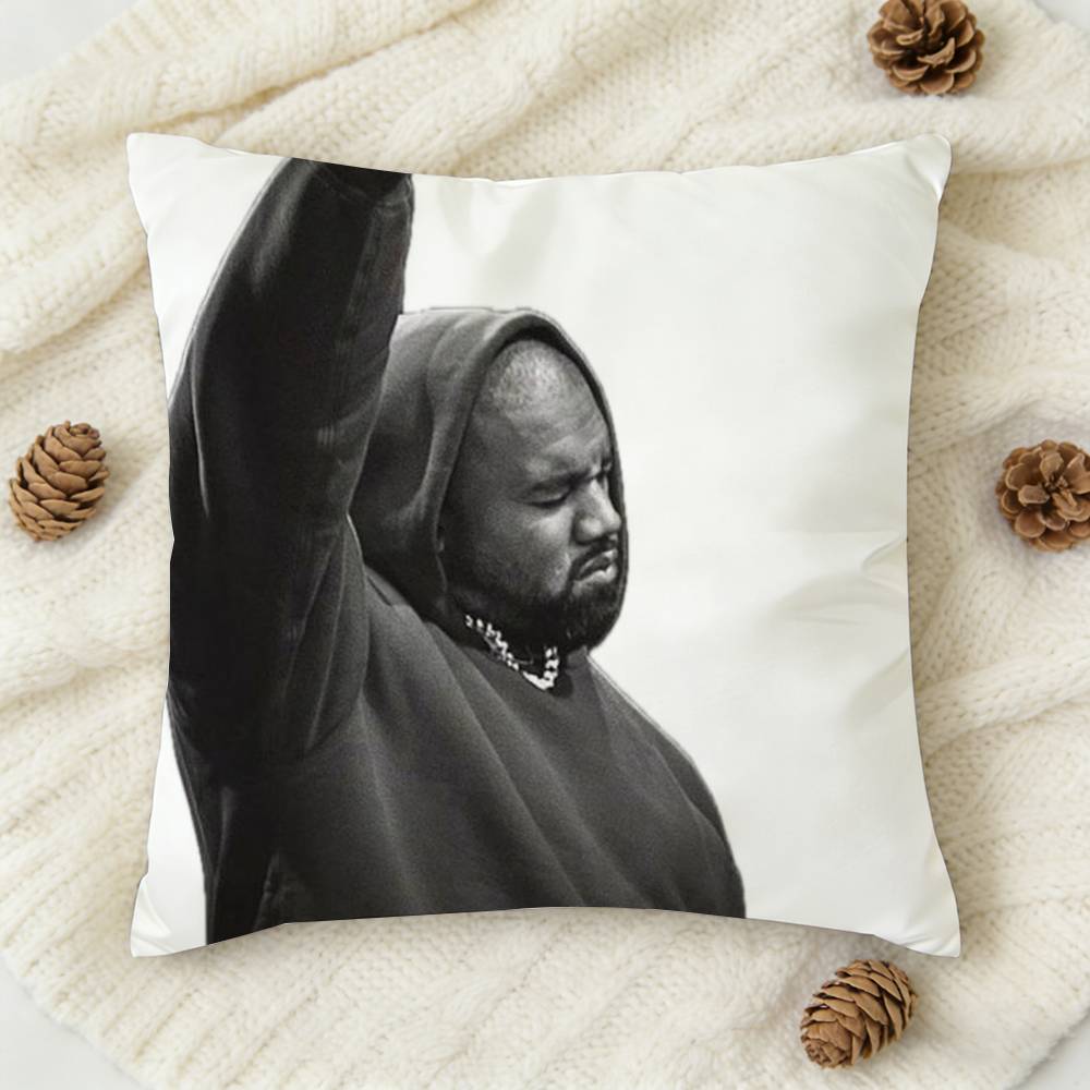 KKanye YE West BULLY Doublesided Printed Square Decorative Cushion Cover for Sofa Living Room Home Decor