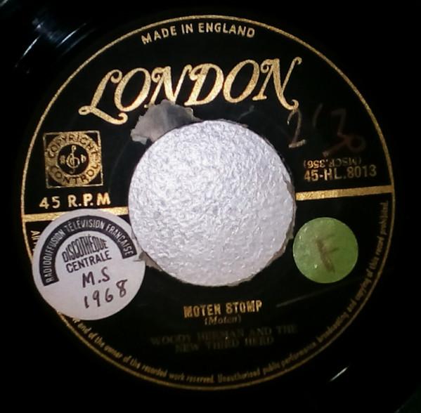 7inch Record WOODY HERMAN & HIS THIRD HERD - Moten Stomp 45HL8013 London Records 1954 UK Jazz Used
