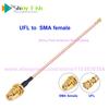 2 шт. ВЧ коаксиальный пигтейл U.FL SMA кабель SMA штекер с прямым углом к разъему U.FL Адаптер U.FL удлинительный кабель-перемычка для WIFI антенны RG178