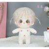 Mocha Doll 20cm Cotton Doll Momo Kaka Non-attribute Doll Idol Doll, Pink Momo, Popular Toys for Korean Children